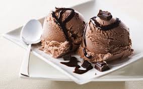 helado de chocolate